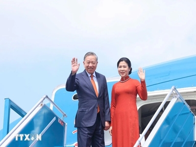 Tổng Bí thư Tô Lâm và Phu nhân lên đường thăm chính thức Cộng hòa Phần Lan
